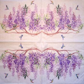 027 Hydrangeas - 3-ply (cream) - Ihr